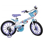 Ficha técnica e caractérísticas do produto Bicicleta Aro Frozen Disney Bandeirante Branco 16"