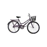 Ficha técnica e caractérísticas do produto Bicicleta Athor Aro 26 Venus Freio Sueco C/ Cestão - Roxo