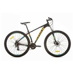 Bicicleta Audax Havok Nx Aro 29 - Shimano 24 Vel. - Preta Fosco + Capacete + Pisca Led + Farol
