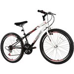 Ficha técnica e caractérísticas do produto Bicicleta Axess Aro 24 Unissex Branco/Preto - Track& Bikes