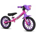 Ficha técnica e caractérísticas do produto Bicicleta Balance Bike de Equilíbrio Sem Pedal Feminina com Capacete