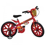 Ficha técnica e caractérísticas do produto Bicicleta Bandeirante ARO 16" Homem de Ferro Vermelho