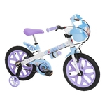 Ficha técnica e caractérísticas do produto Bicicleta Bandeirante Frozen Disney Aro16 - 2473