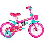 Bicicleta Barbie Caloi Aro 12 1 Marcha Rosa