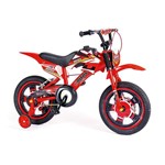 Ficha técnica e caractérísticas do produto Bicicleta Bike Moto Cross Aro 16" Vermelha - Unitoys