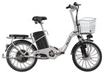 Ficha técnica e caractérísticas do produto Bicicleta Blitz Elétrica Life Aro 20 350w Prata
