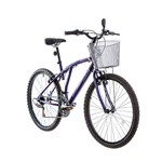 Ficha técnica e caractérísticas do produto Bicicleta Bristol Lance Violeta Fosca, Aro 26, 21 Marchas, Freio V-Brake - Houston
