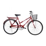 Ficha técnica e caractérísticas do produto Bicicleta Cairu Aro 26 Cesta Feminino Personal Genova 311010 - Vermelho