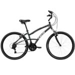Ficha técnica e caractérísticas do produto Bicicleta Caloi 500 Feminina - Aro 26, 21v-Cinza
