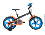 Ficha técnica e caractérísticas do produto Bicicleta Caloi Infantil Hot Wheels Aro 16 Preta