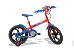 Ficha técnica e caractérísticas do produto Bicicleta Caloi Infantil Spider Man Aro 16 Vermelha