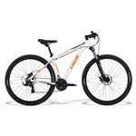 Bicicleta Rino Câmbios Shimano Aro 29 Freio a Disco 21v - Quadro 15 - Branca
