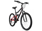 Bicicleta Caloi Shok Aro 24 21 Marchas - Quadro de Aço Freio V-brake