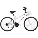 Ficha técnica e caractérísticas do produto Bicicleta Caloi Ventura Aro 26 21 Marchas MTB - Branca