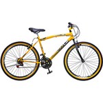 Ficha técnica e caractérísticas do produto Bicicleta CB 500 Masculina Aro 26 Aero Amarelo/Preto18 Marchas - Colli Bike
