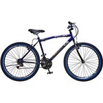 Ficha técnica e caractérísticas do produto Bicicleta CB 500 Masculina Aro Aero 26 Azul 21 Marchas - Colli Bike