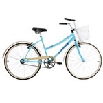 Ficha técnica e caractérísticas do produto Bicicleta Classic Plus B, Aro 26, Quadro Aço Carbono - Track Bikes - Azul Claro
