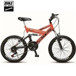 Ficha técnica e caractérísticas do produto Bicicleta Colli Aro 20 Dupla Suspensão 36 Raias Freios V-Brake