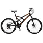 Ficha técnica e caractérísticas do produto Bicicleta Colli Aro 26 Dupla Suspensão Freios Á Disco - 220