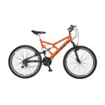 Ficha técnica e caractérísticas do produto Bicicleta Colli Aro 26 Gps Dupla Suspensão 21 Marchas Freios V-brake Aço Carbono