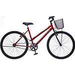 Ficha técnica e caractérísticas do produto Bicicleta Colli Bike Allegra City Aro 26 Vermelha