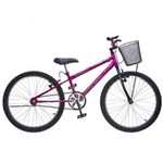Ficha técnica e caractérísticas do produto Bicicleta Colli Bike Aro 24 Allegra - Pink/preto