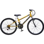 Ficha técnica e caractérísticas do produto Bicicleta Colli Bike CBX 750 Aro 24 Amarela 18 Marchas