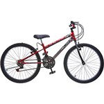 Ficha técnica e caractérísticas do produto Bicicleta Colli Bike CBX 750 Aro 24 Vermelha 18 Marchas