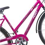 Ficha técnica e caractérísticas do produto Bicicleta Colli Bike Fort Aro 26 Pink