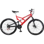 Ficha técnica e caractérísticas do produto Bicicleta Colli Bike Full GPS Aro 26 Vermelha