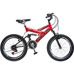 Bicicleta Colli Bike Full-S GPS Aro 20 Vermelha