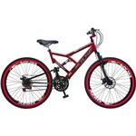 Bicicleta Colli Bike Full-S GPS Aro 26 Vermelha