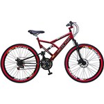 Ficha técnica e caractérísticas do produto Bicicleta Colli Bike Full-S GPS Aro 26 Vermelha