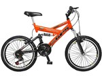 Ficha técnica e caractérísticas do produto Bicicleta Colli Bike GPS Aro 20 21 Marchas - Dupla Suspensão Freio V-Brake