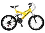 Bicicleta Colli Bike GPS Pro Aro 20 21 Marchas - Dupla Suspensão Freio V-brake