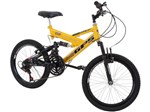 Bicicleta Colli Bike Infantil Dupla Suspensão - Aro 20 21 Marchas Dupla Suspensão Quadro de Aço