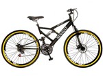 Bicicleta Colli Bike Renault Aro 26 21 Marchas - Dupla Suspensão Quadro de Aço Freio a Disco