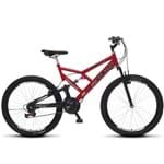 Ficha técnica e caractérísticas do produto Bicicleta Colli Bikes Aro 26 Full-s GPS Vermelho