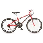 Bicicleta Colli Bike CBX 750 Aro 24 Vermelha 18 Marchas