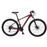 Ficha técnica e caractérísticas do produto Bicicleta Colli F11 MTB Alumínio Aro 29 Kit Shimano Freio a Disco 21 Marchas Vermelho Fosco - VERMELHO
