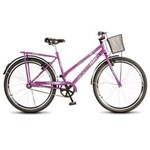 Ficha técnica e caractérísticas do produto Bicicleta Colli Feminina Reforçada Aro 26 Fort - 194 - Violeta