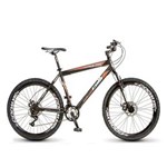 Ficha técnica e caractérísticas do produto Bicicleta Colli Force One Aro 26 Masculino Freio a Disco Susp.Dianteira Preta/Laranja