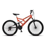 Ficha técnica e caractérísticas do produto Bicicleta Colli Fulls GPS Aro 26 72 Raios Suspensão Dupla 156 - LARANJA