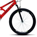 Ficha técnica e caractérísticas do produto Bicicleta Colli Fulls GPS Aro 26 Dupla Susp. 36 Raios 21 Marchas - 148.16D - VERMELHO