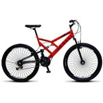 Bicicleta Colli Fulls Gps Dup. Suspensão Aro 26 Aero 72 Raios 21 Marchas - 156.16d