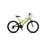 Ficha técnica e caractérísticas do produto Bicicleta Colli Gps Full Suspension Aro 26 Amarelo Neon