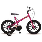 Ficha técnica e caractérísticas do produto Bicicleta Colli MTB Aro 16 Feminino Detalhes Preto - 123-10