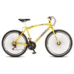 Ficha técnica e caractérísticas do produto Bicicleta Colli Mtb Cb 500 Aro 26 72R Aero 21 Marchas Masc Amarela