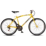 Ficha técnica e caractérísticas do produto Bicicleta Colli Mtb Cb500 Amarelo Aro 26 36 Raias Freios V-brake