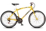 Ficha técnica e caractérísticas do produto Bicicleta Colli Mtb Cb500 Amarelo Aro 26 36 Raias Freios V-Brake